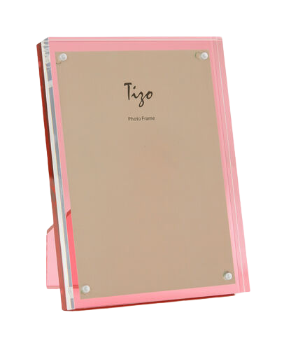 4x6 Lucite Frame, Pink