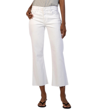 Kelsey High Rise Ankle Flare Jean, Optic White