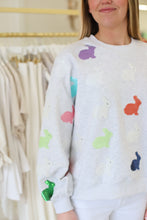 Grey Multi Bunny Sweatshirt