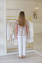 Textured Floral Blouse