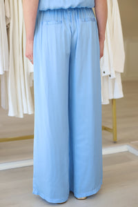 Amara Pants, Celeste Blue