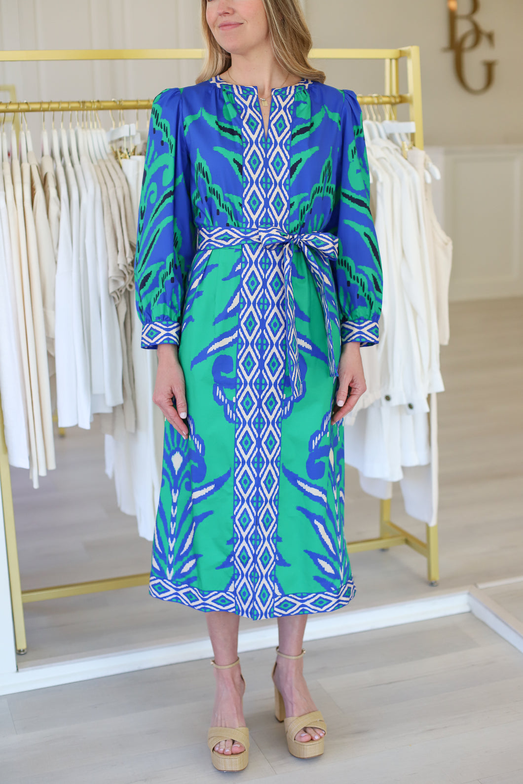 Kelsey Cotton Graphic Dress