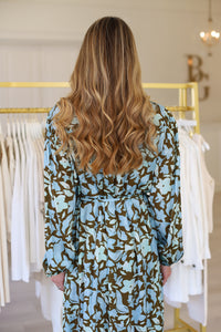 Cassandra Maxi Dress, Acqua Taupe