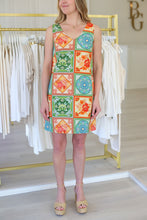 Kaylor Dress, Neon Tile