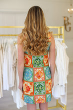 Kaylor Dress, Neon Tile