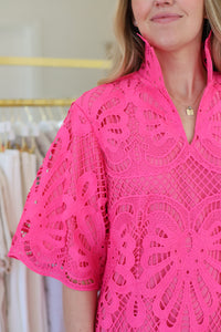 High Neck Tunic Dress