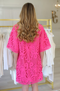 High Neck Tunic Dress