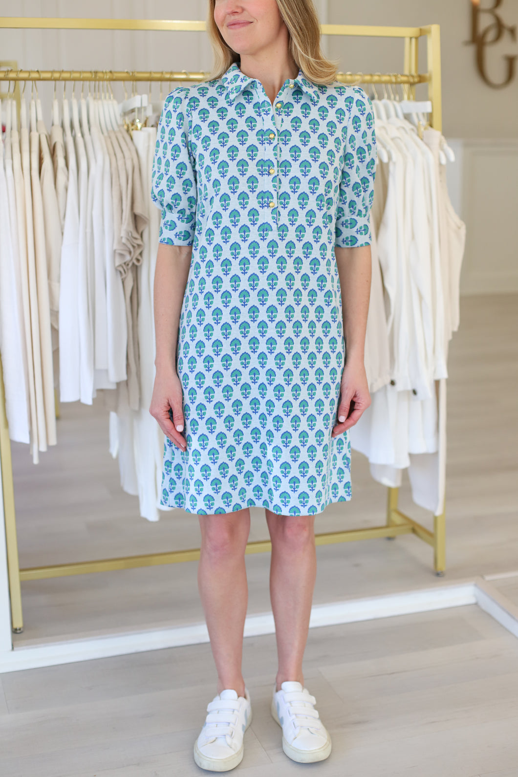 Alicia Knit Shirtdress