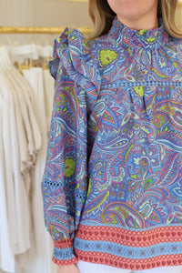 Retro Paisley Top