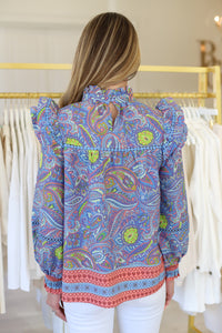 Retro Paisley Top