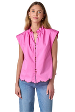 Fritzy Top, Poppy Pink