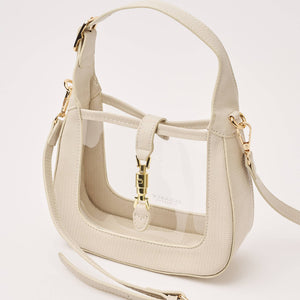 Paige Clear Bag, Ivory