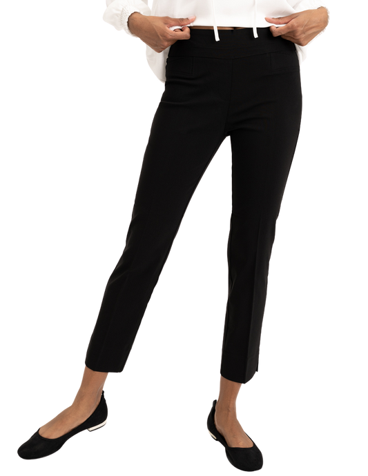 Pull On Ankle Pant, Black