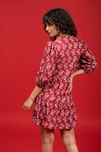 Tory Dress, Ribbon Bouquet Red