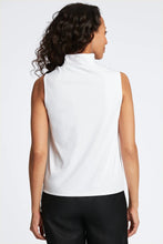 Ruffle Collar Layering Tank, White