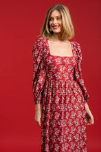 Natalie Dress, Ribbon Bouquet Red