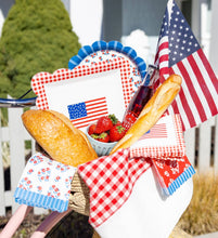 Gingham Flag Paper Napkin [Set of 24]