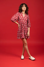 Tory Dress, Ribbon Bouquet Red