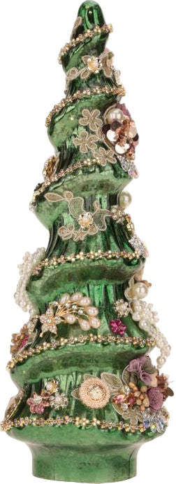 Jeweled Christmas Tree, Green 15