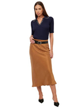 Eva Bias Ankle Skirt, Camel