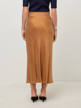 Eva Bias Ankle Skirt, Camel
