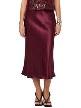Mia Bias Skirt, Merlot