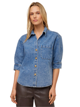 Suri Denim Button Up Top