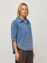 Suri Denim Button Up Top