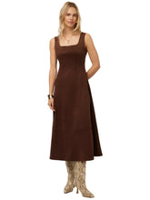Madalyn Faux Suede Midi Dress
