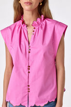 Fritzy Top, Poppy Pink