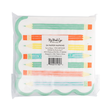 Pencil Cocktail Napkin [Pack of 24]