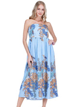 Antique Blossom Strapless Dress