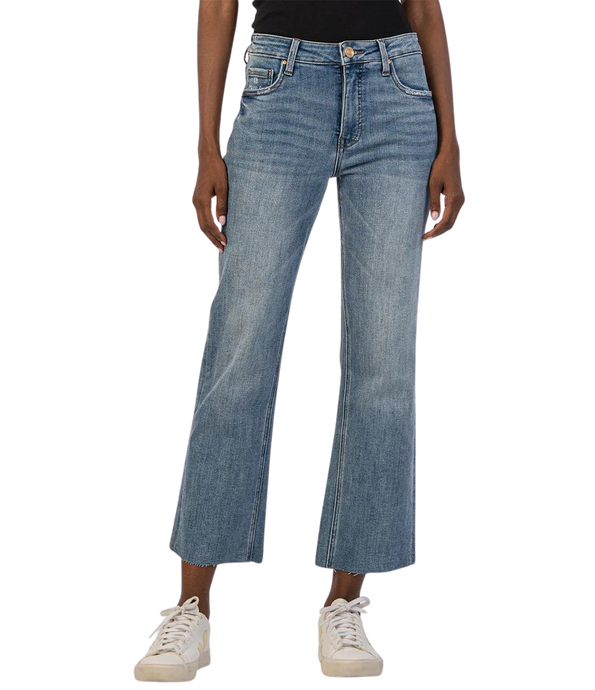Kelsey High Rise Ankle Flare Jean