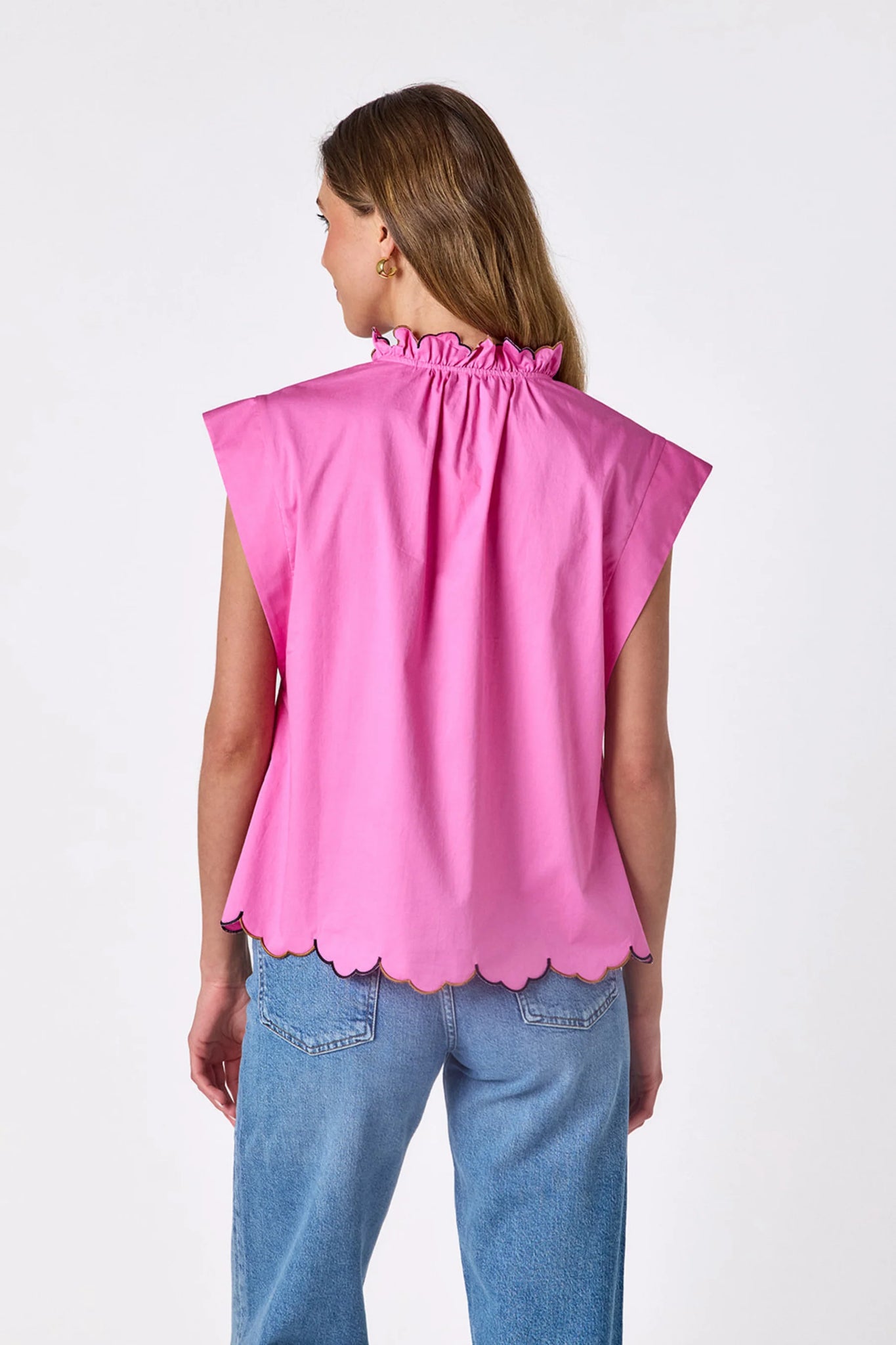 Crosby by Mollie Burch Fritzy Top, Poppy Pink Crosby by Mollie Burch Fritzy Top, Poppy Pink