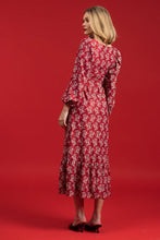 Natalie Dress, Ribbon Bouquet Red