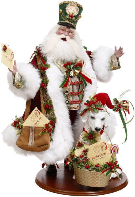 Santa's Mail Call with Dog