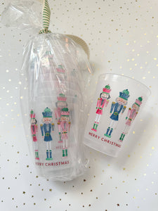 Nutcracker Trio Frosted Cups [Pack of 8]