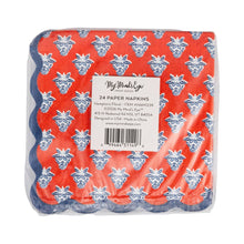 Floral Paper Cocktail Napkin [Set of 24]