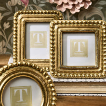 Gold Beaded Mini Photo Frame