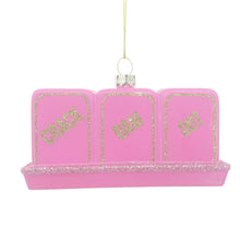Mahjong Tile Hand-Painted Christmas Ornament