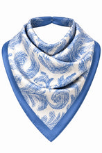 Scarf, Powder Blue Paisley