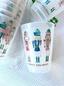 Nutcracker Trio Frosted Cups [Pack of 8]