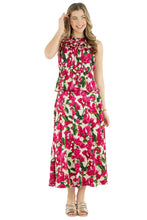 Olivia Top, Bougainvillea Silk
