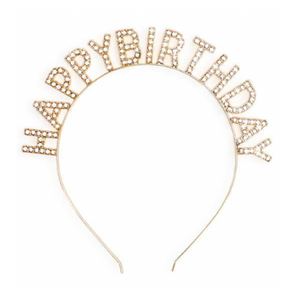 "Happy Birthday" Headband