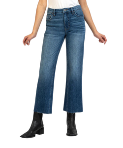 Kelsey High Rise Ankle Flare Jean, Royal