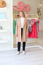 Tan Collared Lightweight Coat