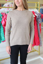 Heather Tan Knit Sweater