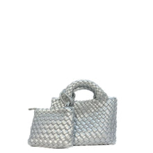 Maggie Mini Tote, Silver