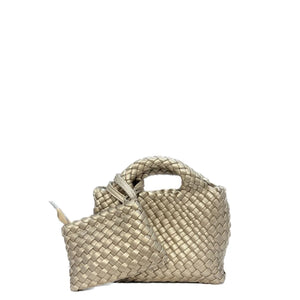 Maggie Mini Tote, Gold