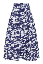 Pavilion Skirt, Fish Print